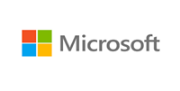 Logo Microsoft - Marque partenaire du Groupe Factoria
