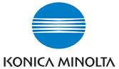 Logo Konica Minolta - Marque partenaire du Groupe Factoria